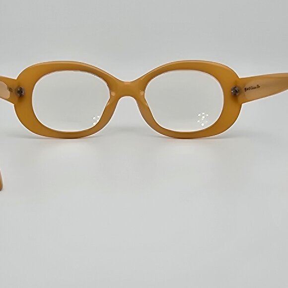 Christian Dior 2957 70 Yellow Eyeglasses Frame w/ Case Austria 51-20-120 - Picture 5 of 16